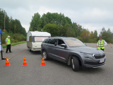 Ajotaitotapahtuma SF-Caravan Kaakkois-Häme ry yhdessä SF-Caravan Helsinki ry:n kanssa