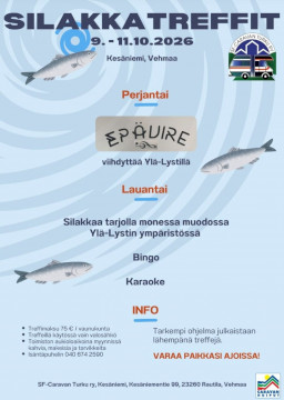 Joukkoajo SF-Caravan Turku ry:n Silakkatreffeille Kesäniemeen